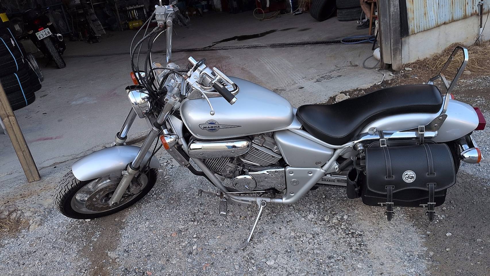 マグナ250 のメーター 走行13,815km